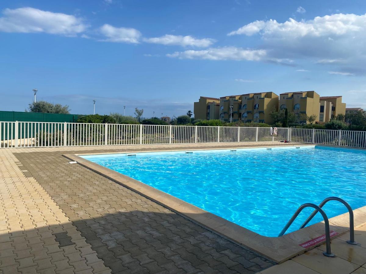 Апартаменты Terrasse Vue Mer 2 Pieces A Leucate Avec Piscine Экстерьер фото