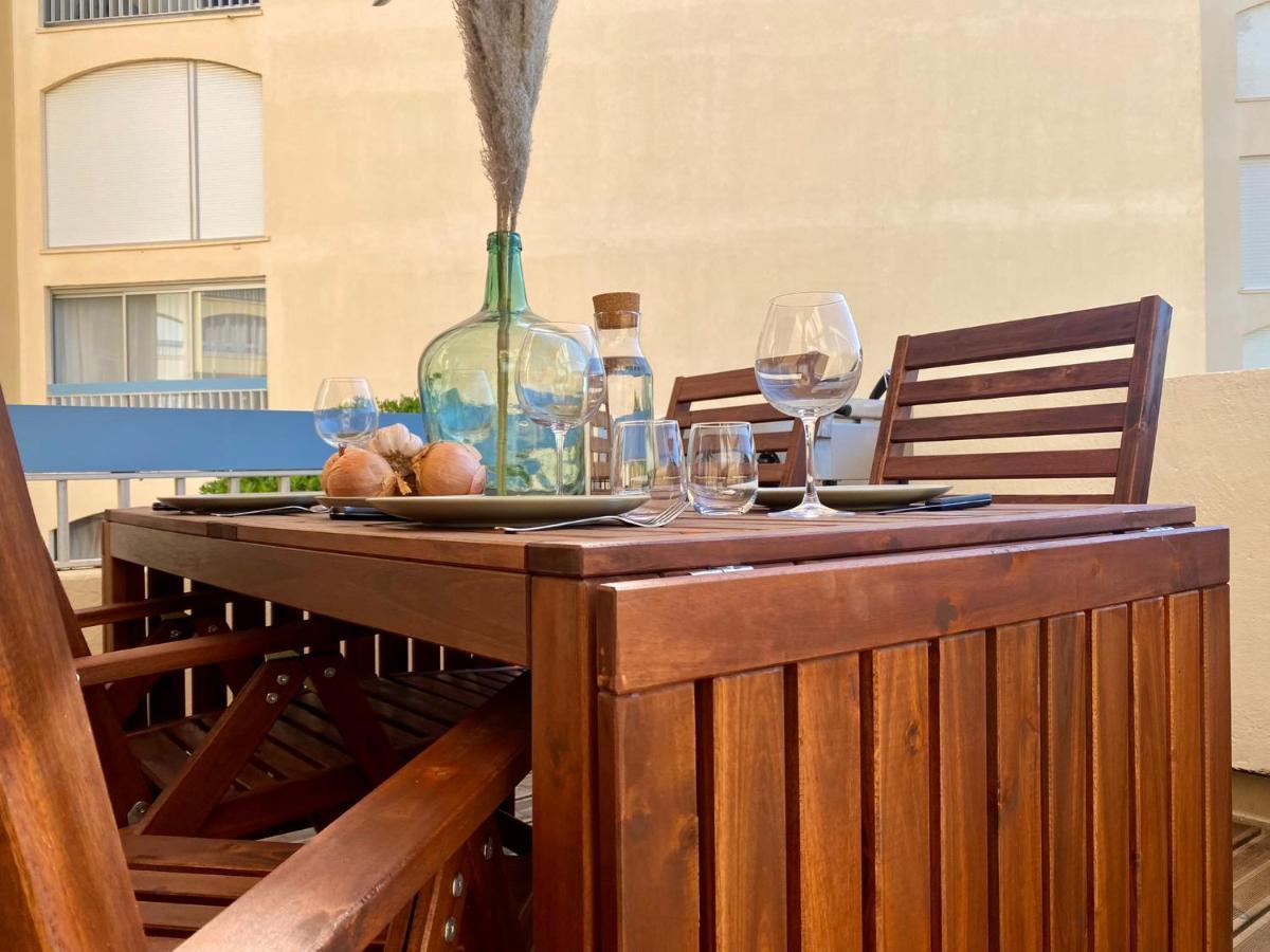 Апартаменты Terrasse Vue Mer 2 Pieces A Leucate Avec Piscine Экстерьер фото