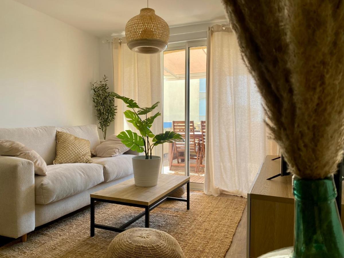 Апартаменты Terrasse Vue Mer 2 Pieces A Leucate Avec Piscine Экстерьер фото